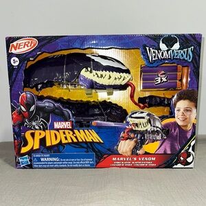 Nerf Marvel Spider-Man Venom Strike Blaster - Black & Purple